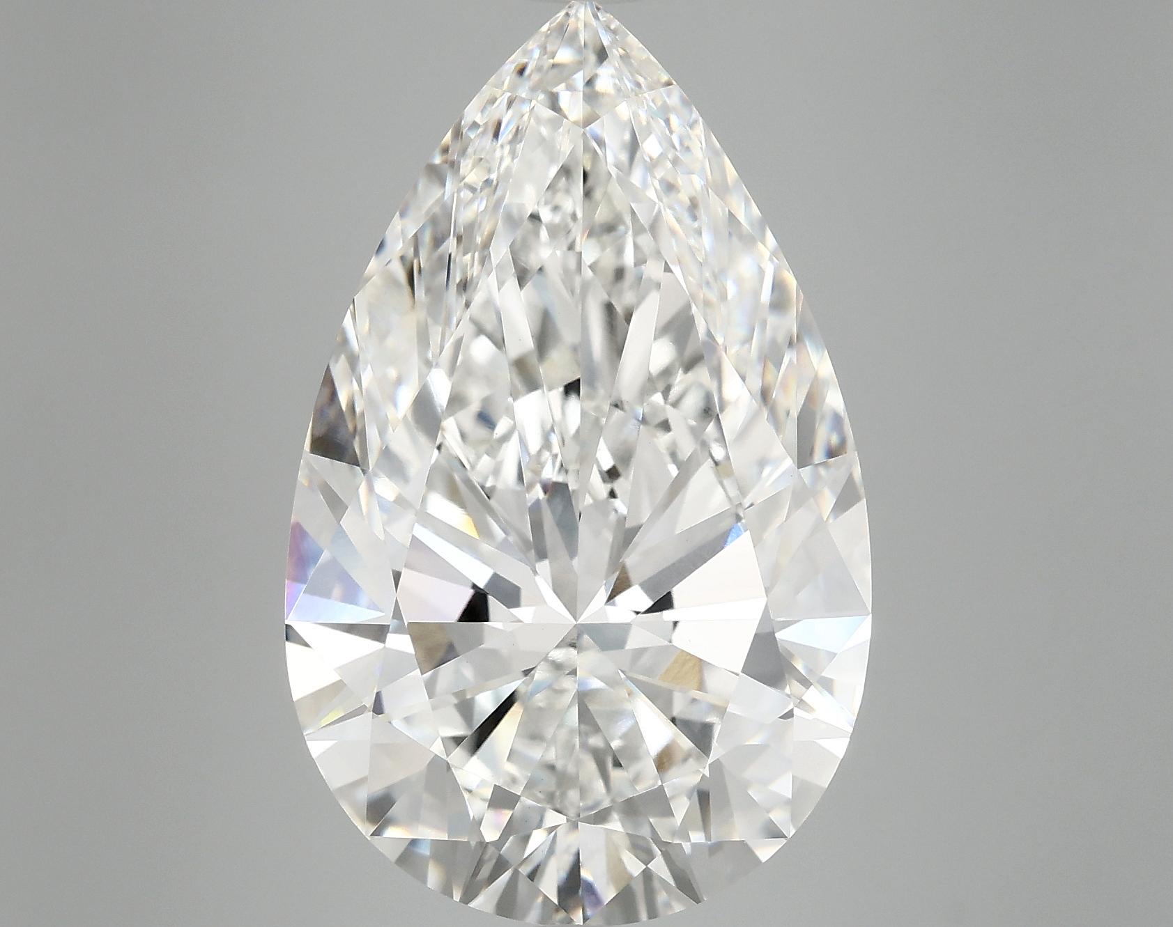 11.06 Carat Pear Shaped Ideal Cut VVS2 IGI Certified Lab Grown Diamond