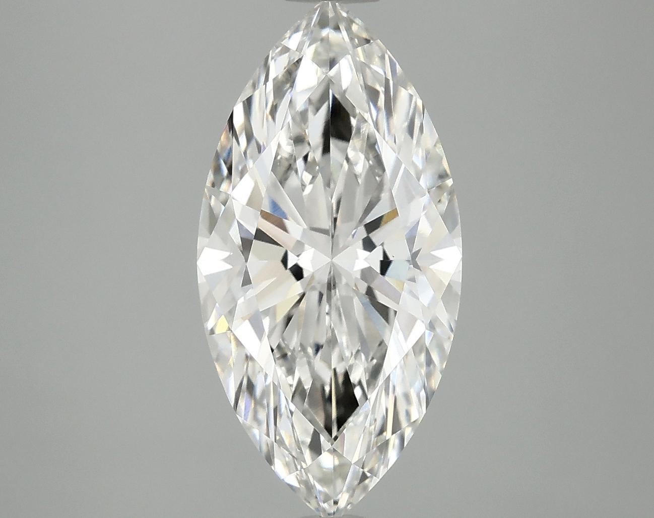3.07 Carat Marquise Shaped Ideal Cut VVS2 IGI Certified Lab Grown Diamond