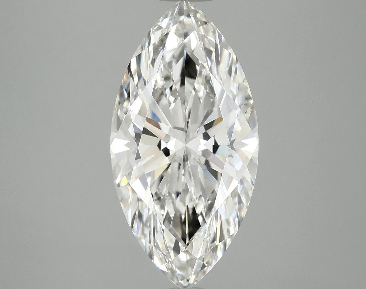 3.07 Carat Marquise Shaped Ideal Cut VVS2 IGI Certified Lab Grown Diamond