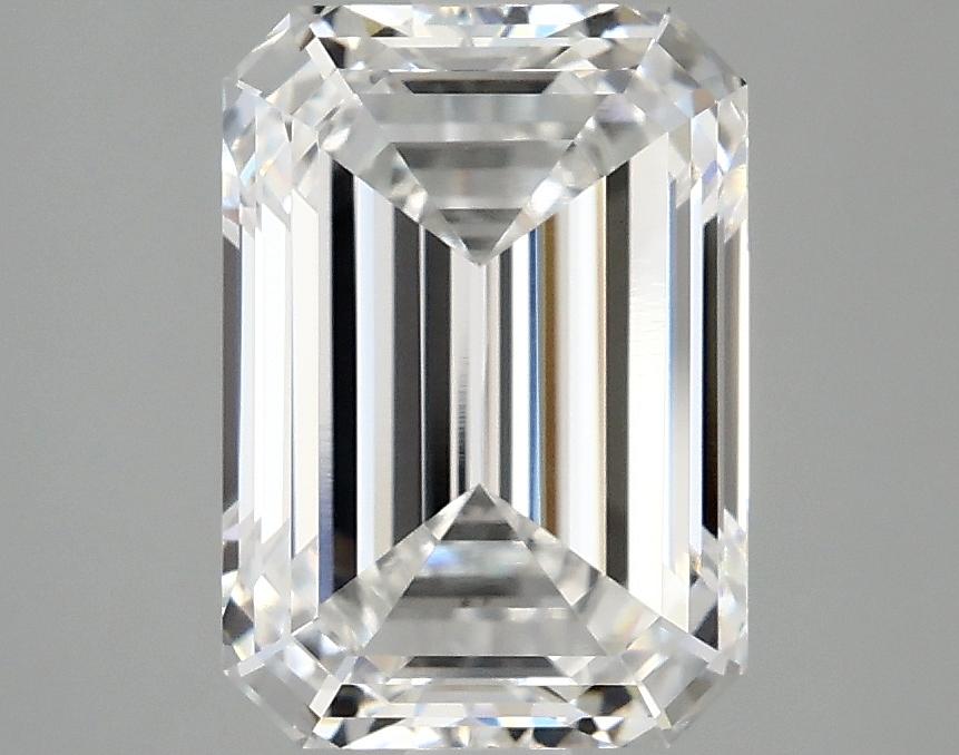 3.08 Carat Emerald Shaped Ideal Cut VVS2 IGI Certified Lab Grown Diamond
