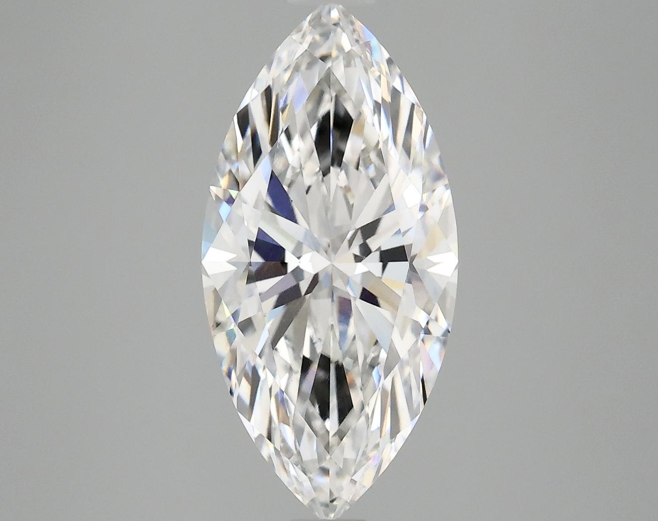 3.08 Carat Marquise Shaped Excellent Cut VS1 IGI Certified Lab Grown Diamond