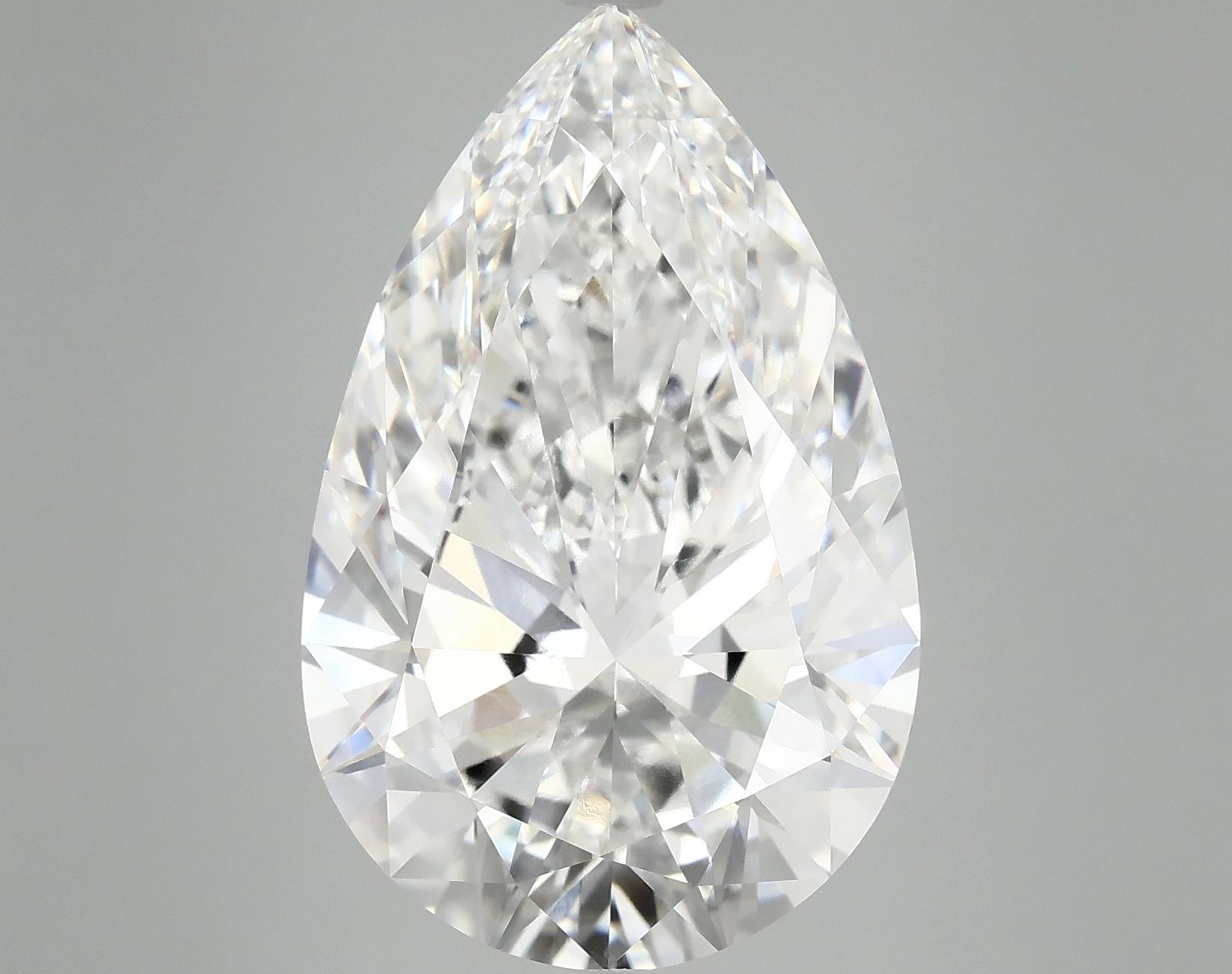 10.43 Carat Pear Shaped Ideal Cut VVS2 IGI Certified Lab Grown Diamond