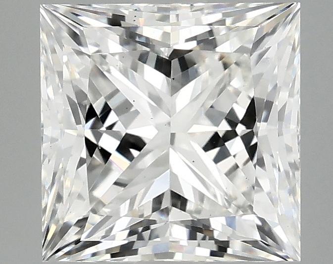 2.98 Carat Princess Shaped Ideal Cut VS2 IGI Certified Lab Grown Diamond