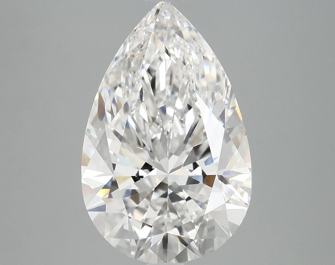 4.09 Carat Pear Shaped Ideal Cut VVS2 IGI Certified Lab Grown Diamond