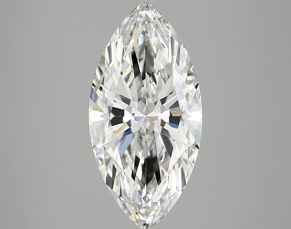 3.08 Carat Marquise Shaped Excellent Cut VVS2 IGI Certified Lab Grown Diamond