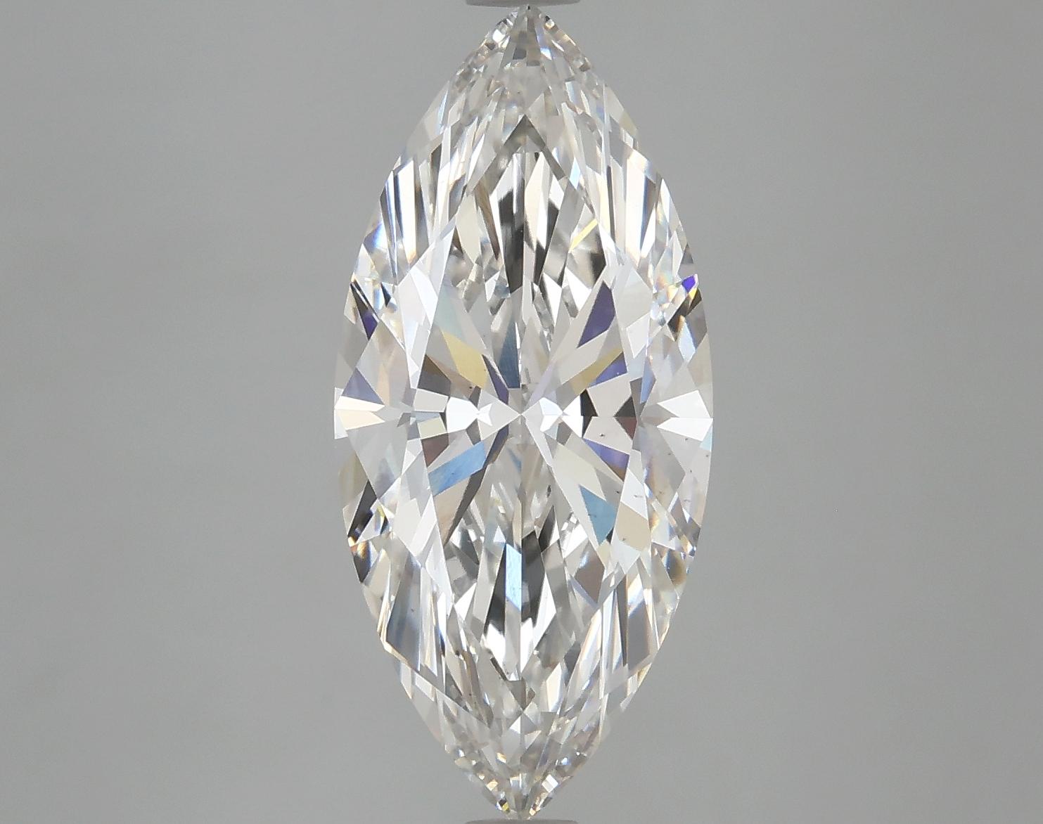 4.05 Carat Marquise Shaped Excellent Cut VS2 IGI Certified Lab Grown Diamond