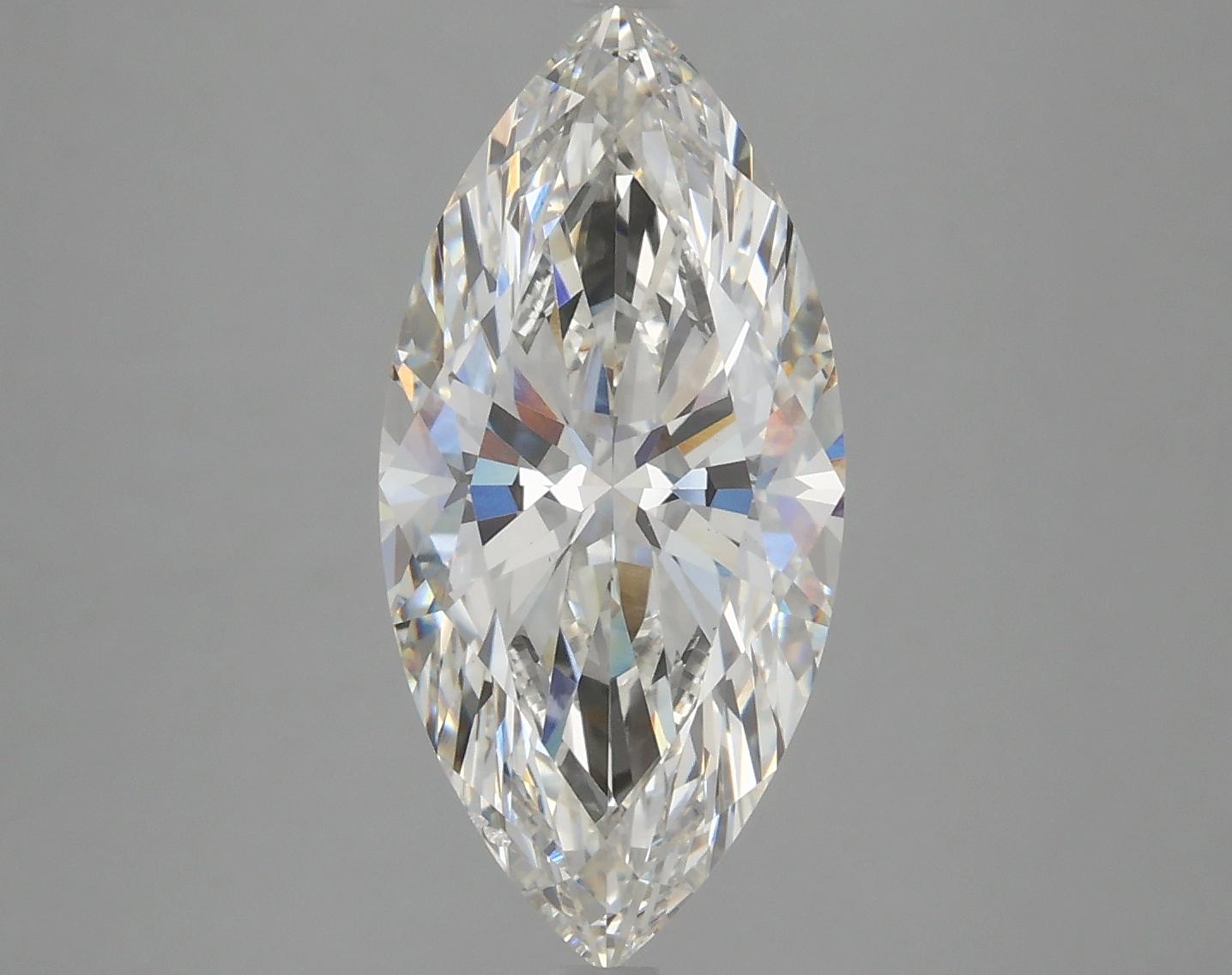 4.02 Carat Marquise Shaped Excellent Cut VS2 IGI Certified Lab Grown Diamond