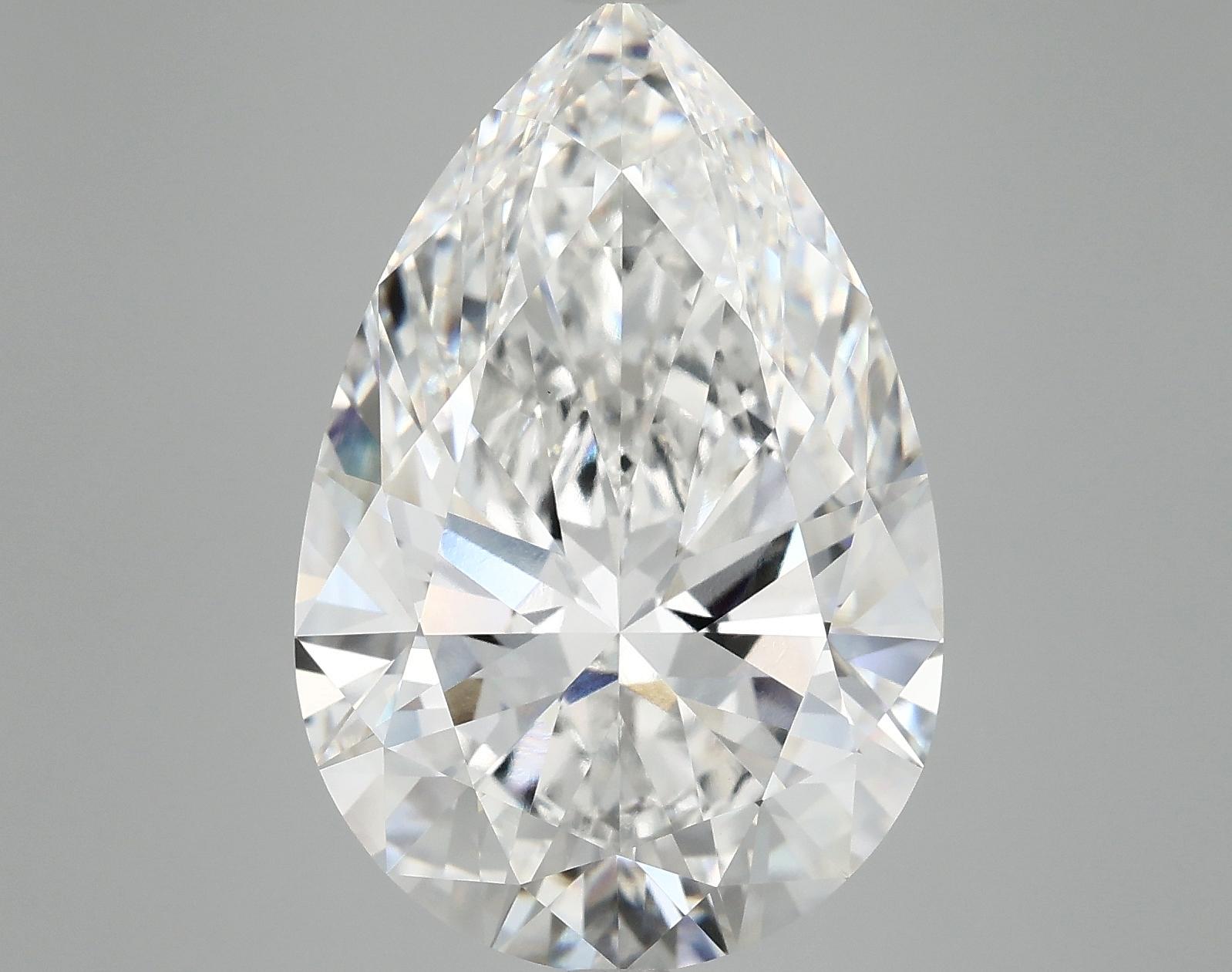 10.1 Carat Pear Shaped Excellent Cut VVS2 IGI Certified Lab Grown Diamond
