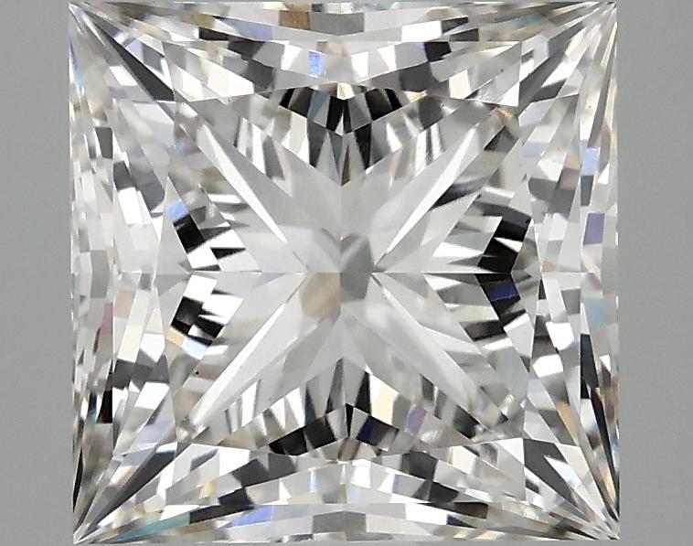 4.09 Carat Princess Shaped Ideal Cut VS2 IGI Certified Lab Grown Diamond
