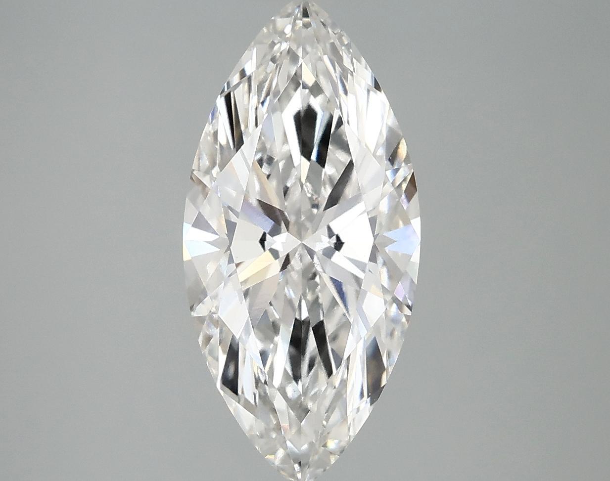 2.59 Carat Marquise Shaped Excellent Cut VS1 IGI Certified Lab Grown Diamond