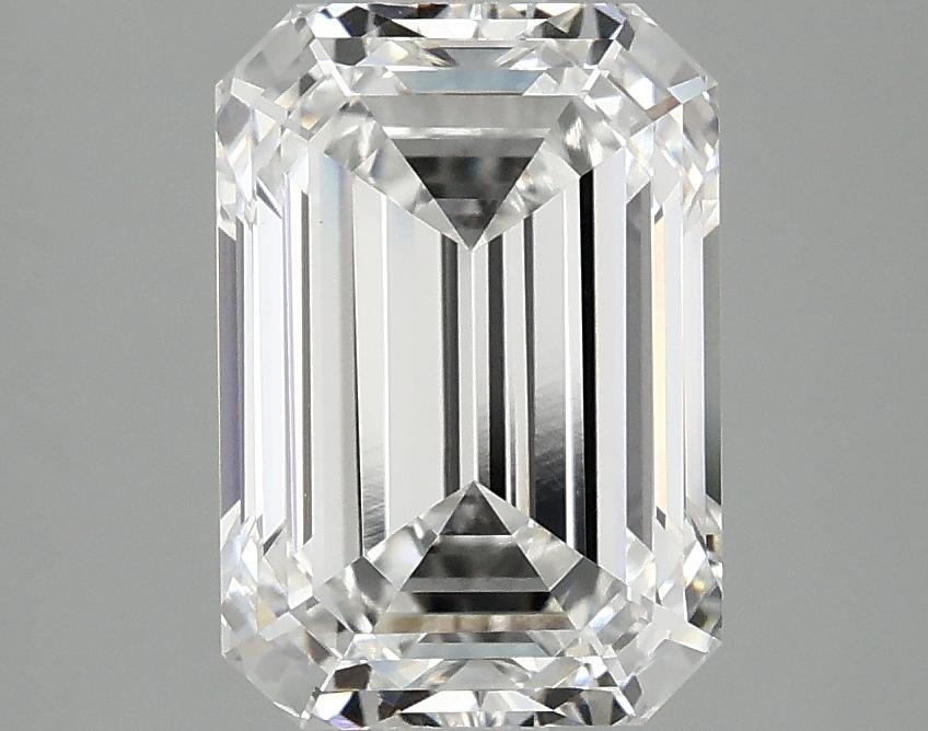 3.05 Carat Emerald Shaped Ideal Cut VVS2 IGI Certified Lab Grown Diamond