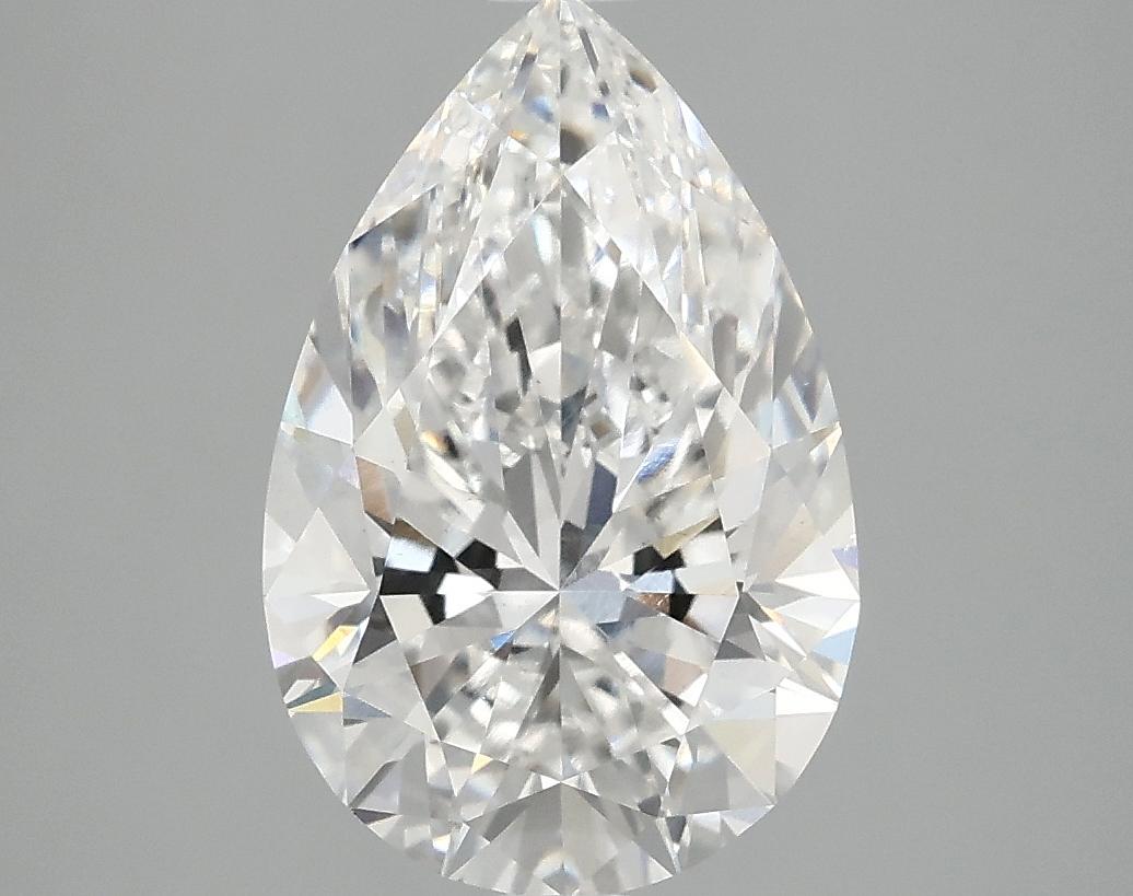 3.08 Carat Pear Shaped Excellent Cut VS2 IGI Certified Lab Grown Diamond
