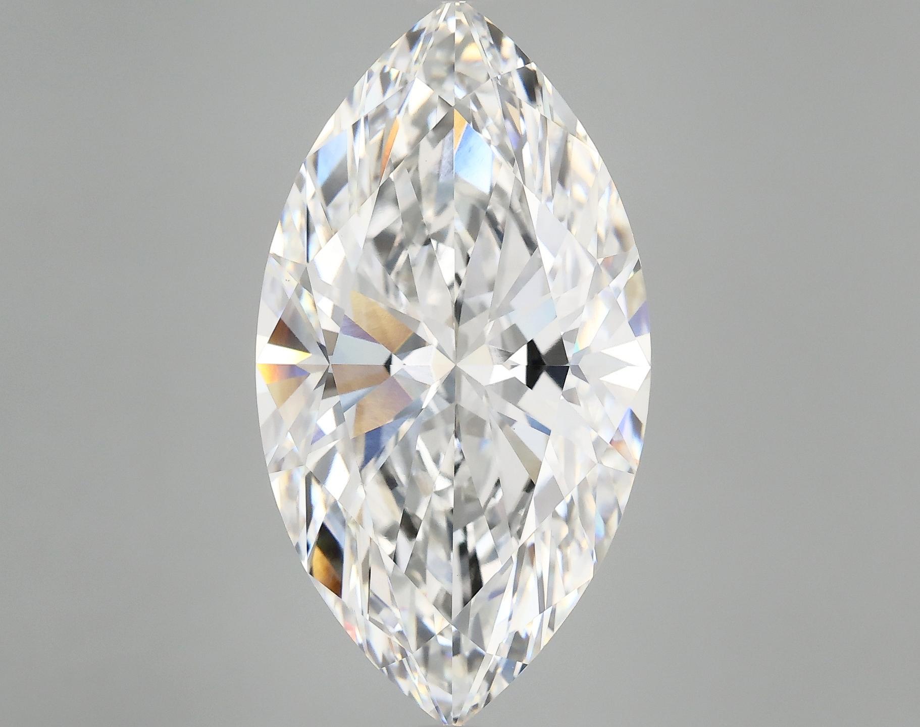10.33 Carat Marquise Shaped Excellent Cut VVS2 IGI Certified Lab Grown Diamond