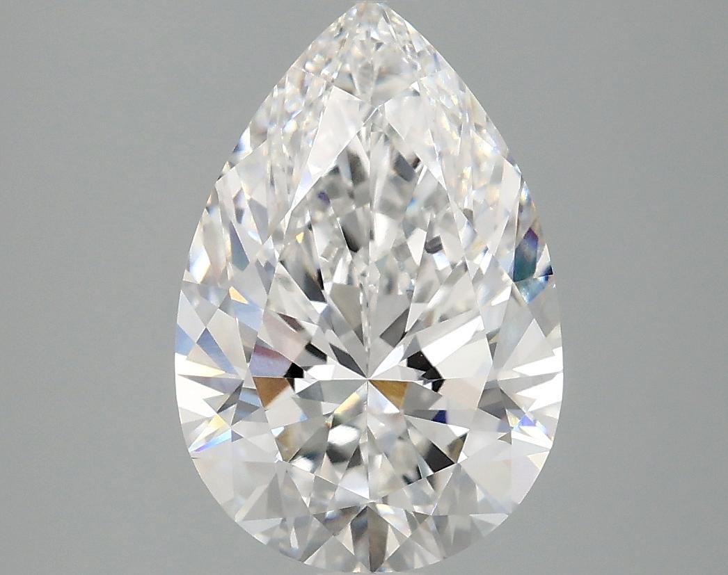 3.04 Carat Pear Shaped Excellent Cut VVS2 IGI Certified Lab Grown Diamond