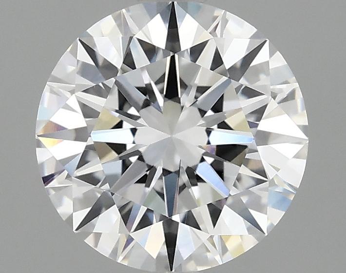 2.04 Carat Round Shaped Ideal Cut VVS2 IGI Certified Lab Grown Diamond