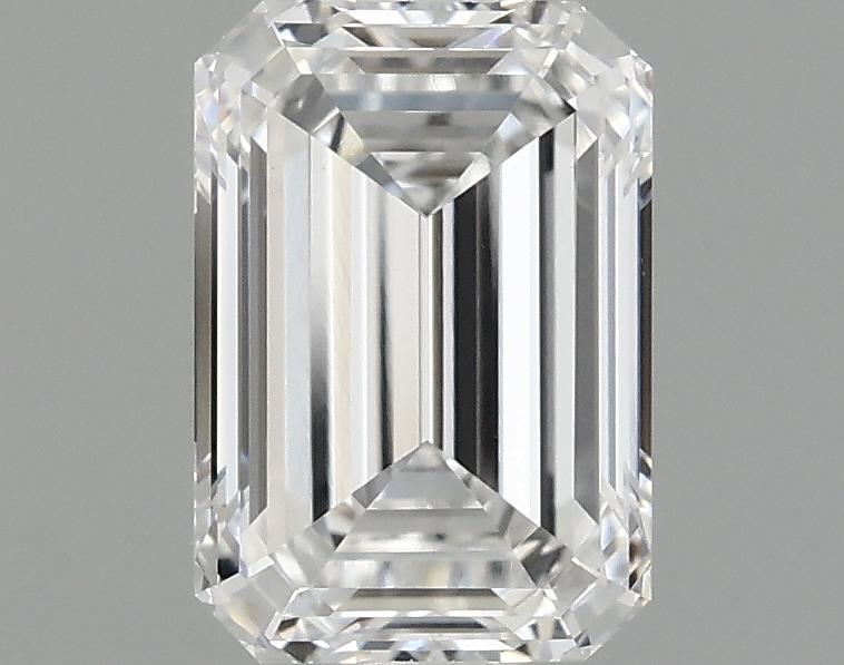 0.96 Carat Emerald Shaped Ideal Cut VVS2 IGI Certified Lab Grown Diamond