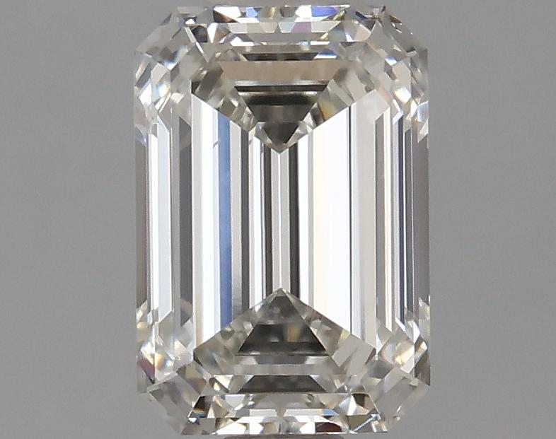 1.42 Carat Emerald Shaped Ideal Cut VVS2 IGI Certified Lab Grown Diamond