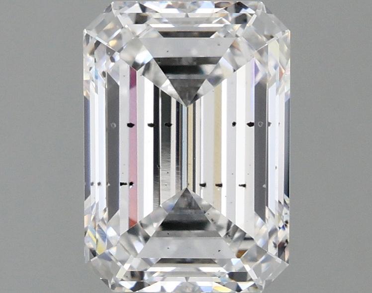 2.11 Carat Emerald Shaped Ideal Cut SI1 IGI Certified Lab Grown Diamond
