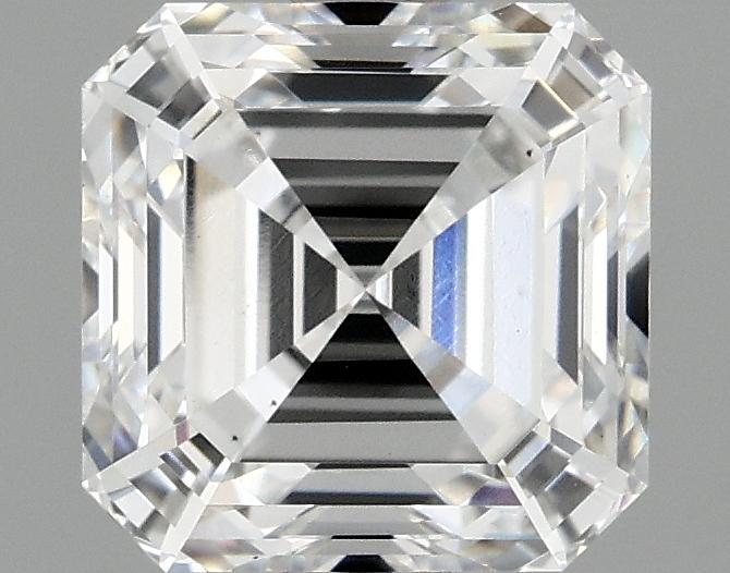 2.06 Carat Asscher Shaped Excellent Cut VS2 IGI Certified Lab Grown Diamond