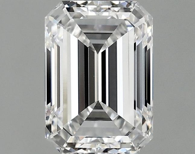 0.97 Carat Emerald Shaped Ideal Cut VVS2 IGI Certified Lab Grown Diamond