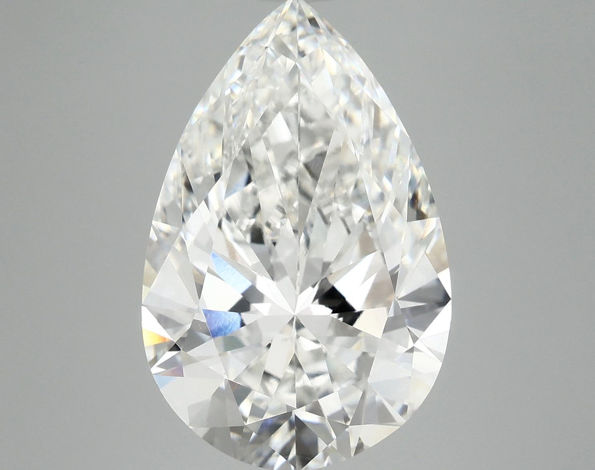 7.98 Carat Pear Shaped Excellent Cut VVS2 IGI Certified Lab Grown Diamond