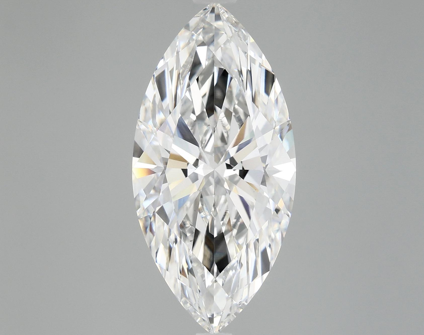 4.93 Carat Marquise Shaped Ideal Cut VVS2 IGI Certified Lab Grown Diamond