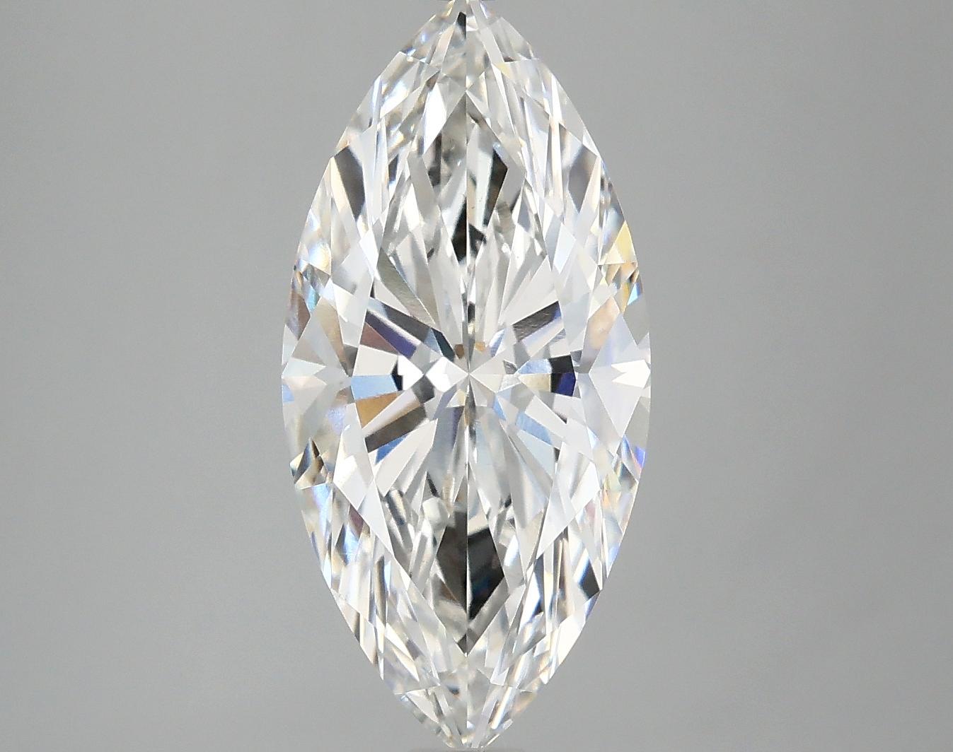 3.39 Carat Marquise Shaped Excellent Cut VS1 IGI Certified Lab Grown Diamond