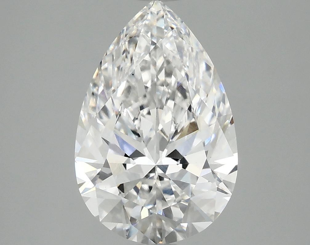 2.5 Carat Pear Shaped Excellent Cut VS1 IGI Certified Lab Grown Diamond