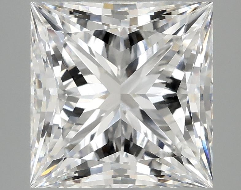 4.45 Carat Princess Shaped Ideal Cut VVS2 IGI Certified Lab Grown Diamond