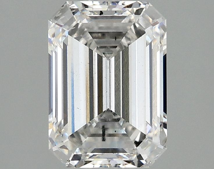 2.06 Carat Emerald Shaped Ideal Cut SI1 IGI Certified Lab Grown Diamond