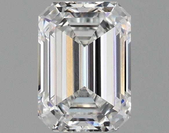 0.98 Carat Emerald Shaped Ideal Cut VVS2 IGI Certified Lab Grown Diamond