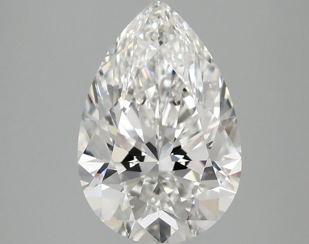 2.87 Carat Pear Shaped Excellent Cut VVS2 IGI Certified Lab Grown Diamond