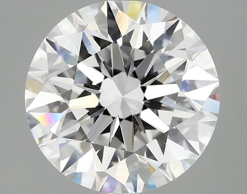 3.07 Carat Round Shaped Excellent Cut VVS2 IGI Certified Lab Grown Diamond