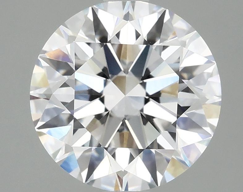 3.07 Carat Round Shaped Excellent Cut VVS2 IGI Certified Lab Grown Diamond
