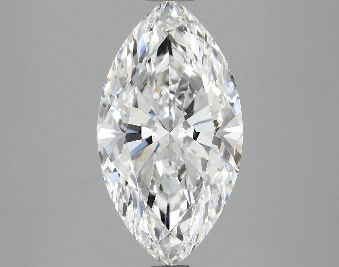 3.04 Carat Marquise Shaped Excellent Cut VVS2 IGI Certified Lab Grown Diamond