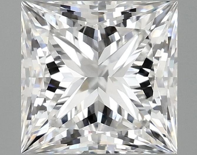 3.05 Carat Princess Shaped Ideal Cut VVS2 IGI Certified Lab Grown Diamond