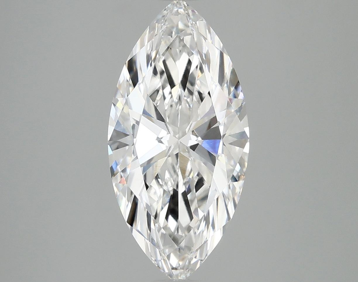 2.52 Carat Marquise Shaped Ideal Cut VVS2 IGI Certified Lab Grown Diamond