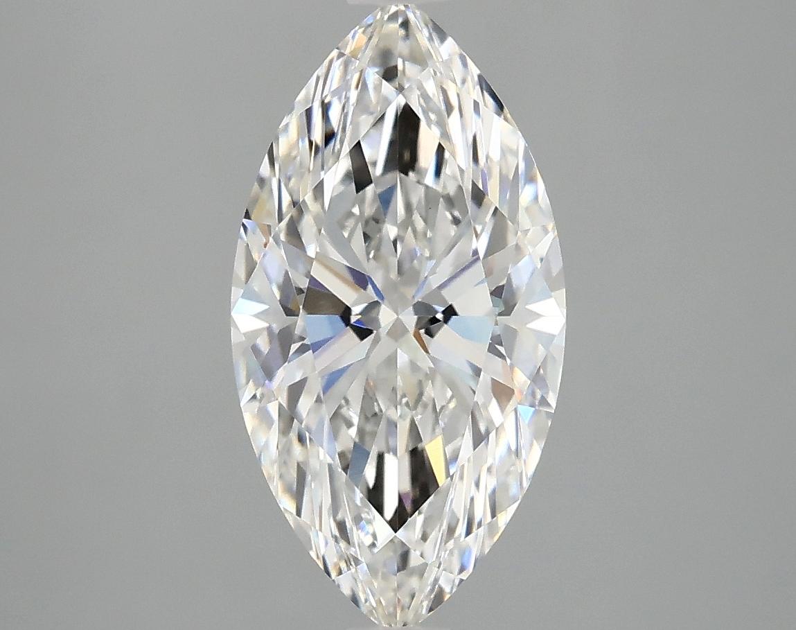 2.55 Carat Marquise Shaped Ideal Cut VVS2 IGI Certified Lab Grown Diamond