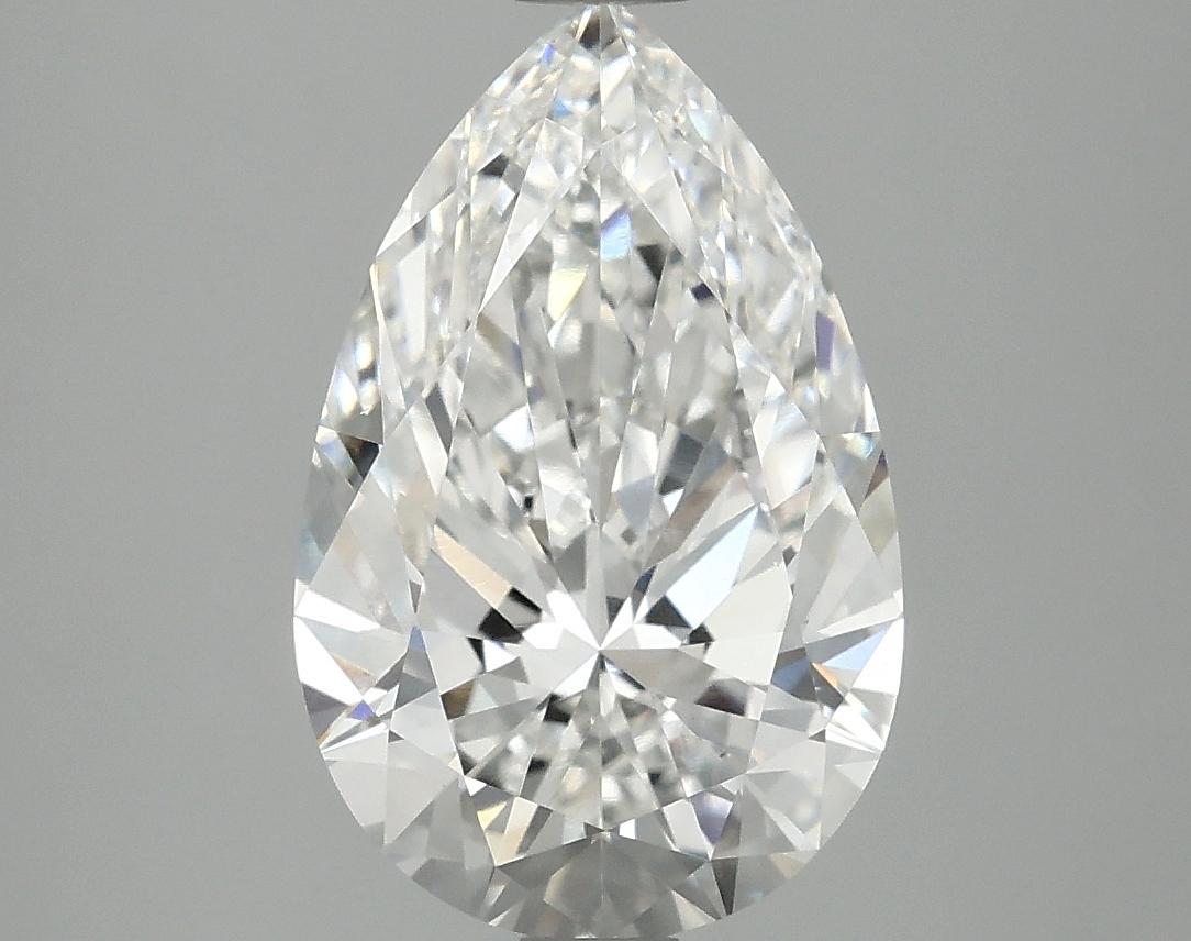3.09 Carat Pear Shaped Ideal Cut VVS2 IGI Certified Lab Grown Diamond