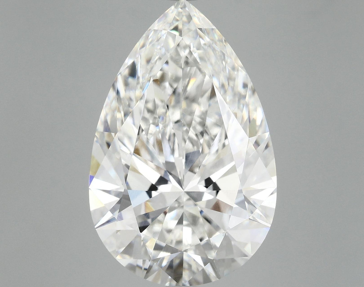 10.11 Carat Pear Shaped Excellent Cut VVS2 IGI Certified Lab Grown Diamond