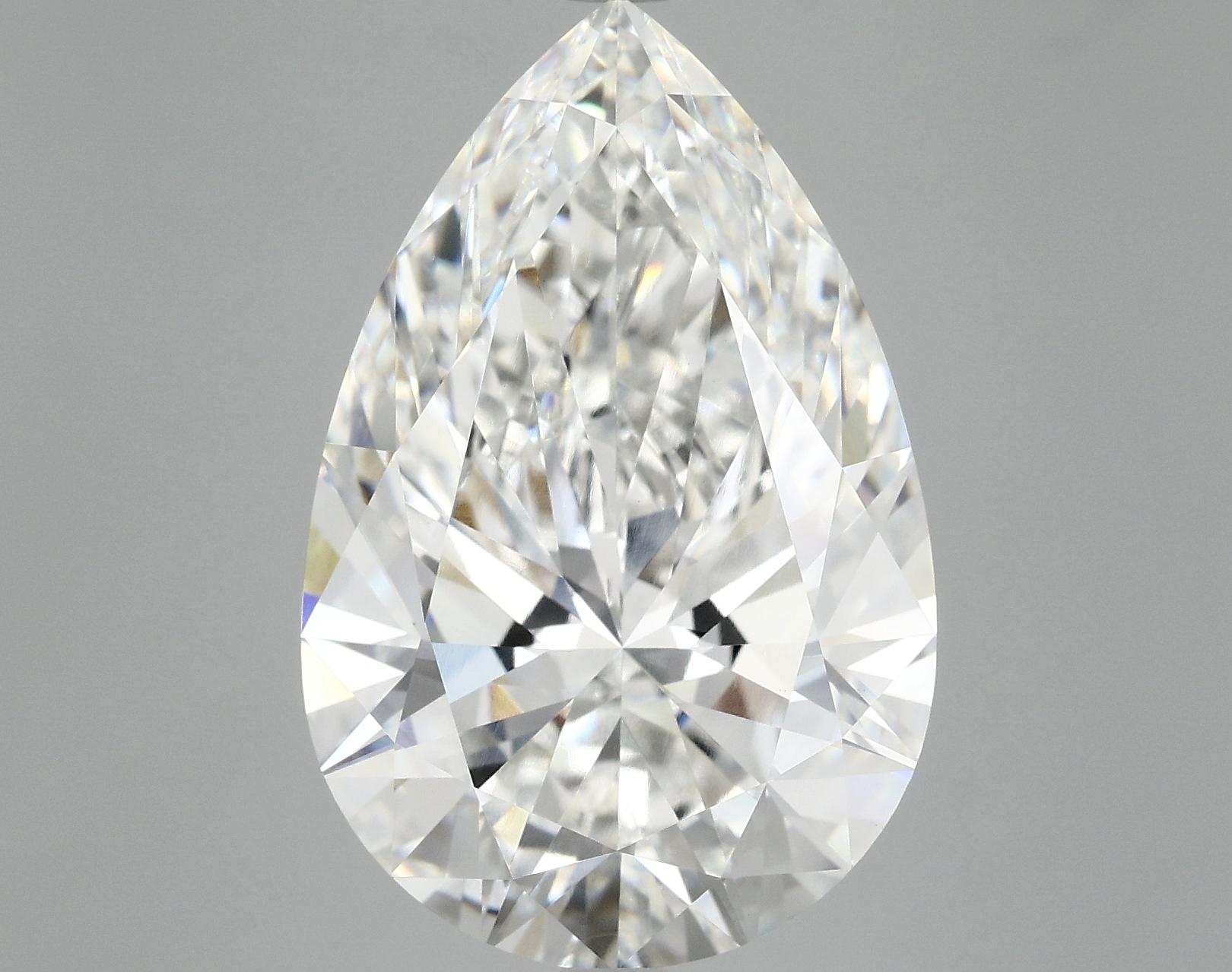10.11 Carat Pear Shaped Excellent Cut VVS2 IGI Certified Lab Grown Diamond