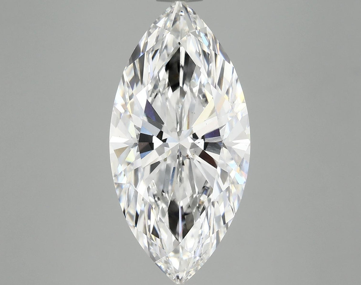 5.09 Carat Marquise Shaped Ideal Cut VS2 IGI Certified Lab Grown Diamond