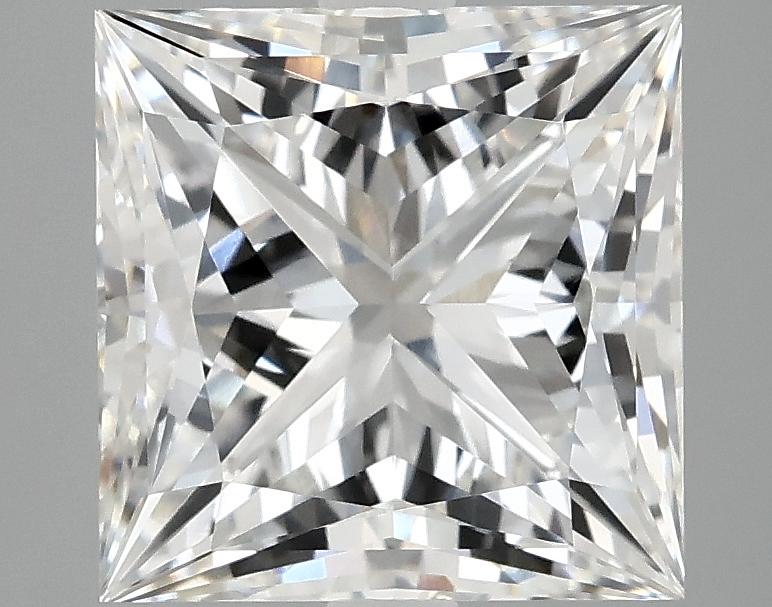 4.05 Carat Princess Shaped Ideal Cut VVS2 IGI Certified Lab Grown Diamond