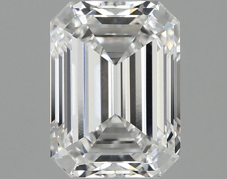 1.45 Carat Emerald Shaped Excellent Cut VVS2 IGI Certified Lab Grown Diamond