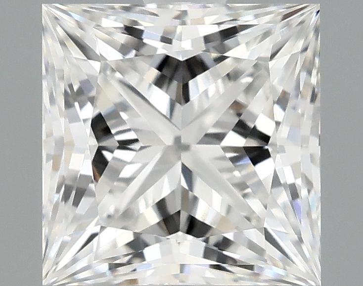 1.57 Carat Princess Shaped Ideal Cut VVS2 IGI Certified Lab Grown Diamond