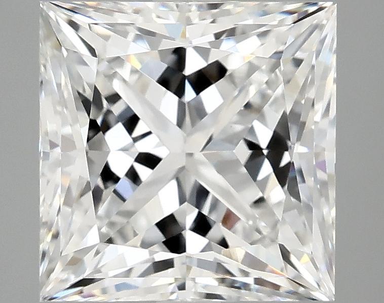 4.1 Carat Princess Shaped Ideal Cut VVS2 IGI Certified Lab Grown Diamond