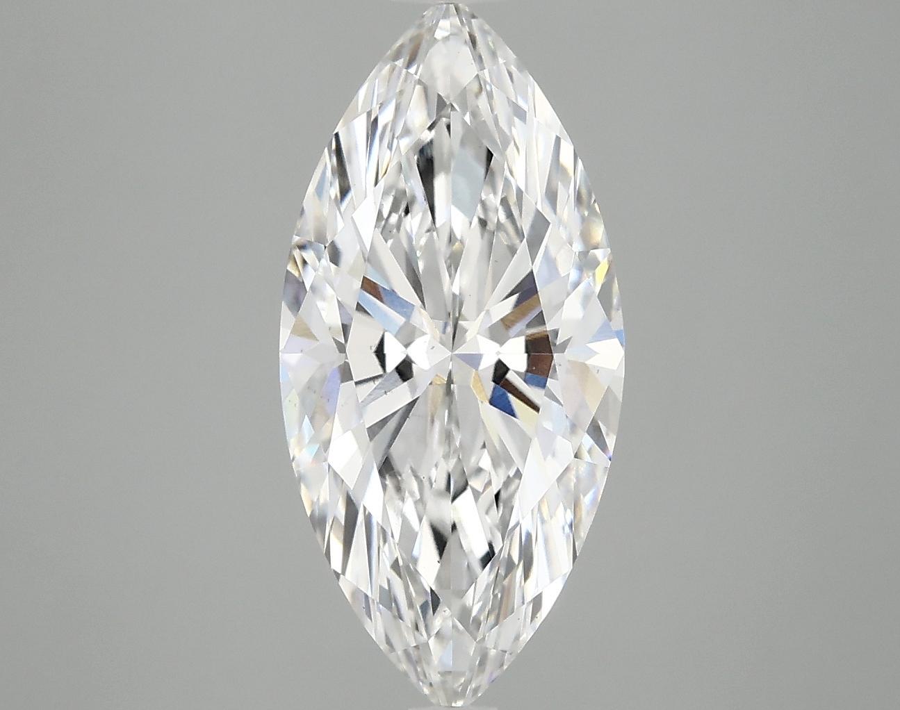 3.09 Carat Marquise Shaped Excellent Cut VS2 IGI Certified Lab Grown Diamond