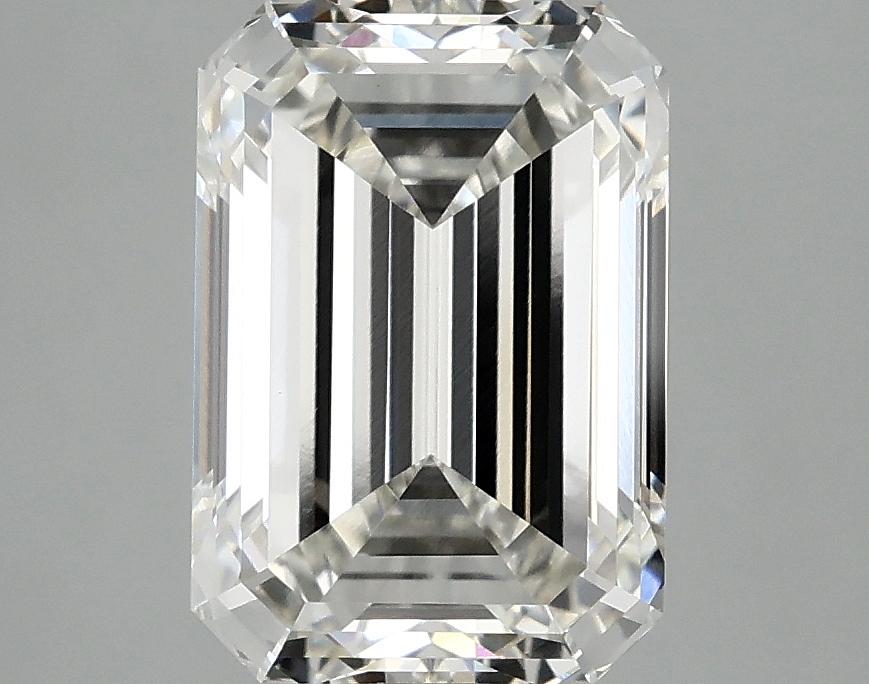 3.53 Carat Emerald Shaped Ideal Cut VVS2 IGI Certified Lab Grown Diamond