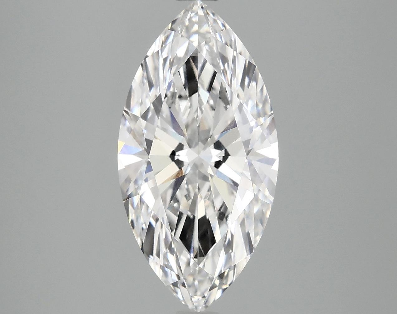 2.99 Carat Marquise Shaped Ideal Cut VVS2 IGI Certified Lab Grown Diamond