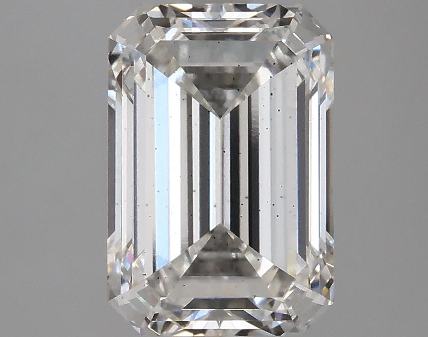 3.04 Carat Emerald Shaped Ideal Cut SI1 IGI Certified Lab Grown Diamond